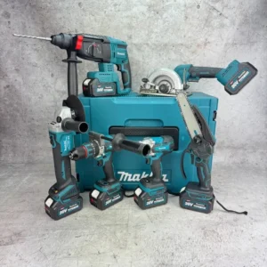 Набор аккумуляторных инструментов Makita 6 в 1